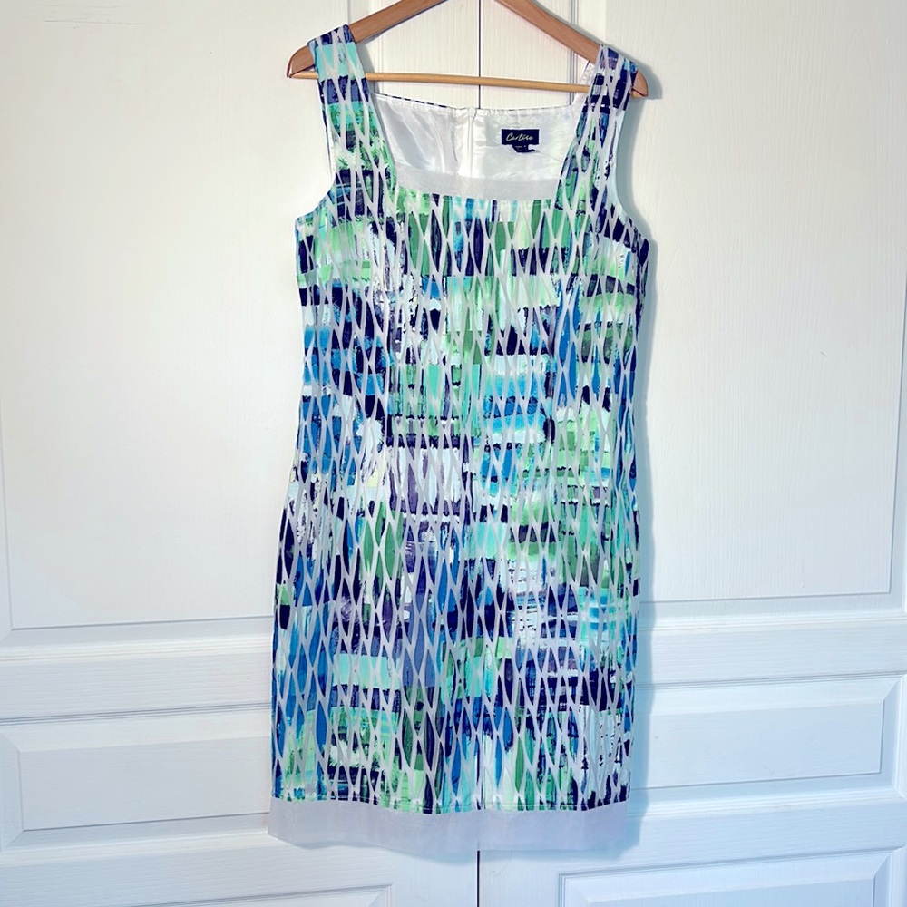 CARTISE SLEEVELESS KNEE LENGTH DRESS BACK ZIPPER IN SIZE 10